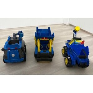 Paw Patrol Chase Police Truck Rubble Construction Truck Set Toy Kids